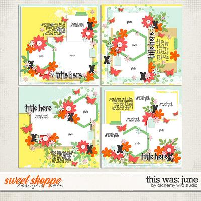 This Was: June Layered Templates by Alchemy Wild Studio