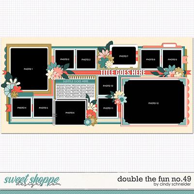 Cindy's Layered Templates - Double the Fun No. 49 by Cindy Schneider