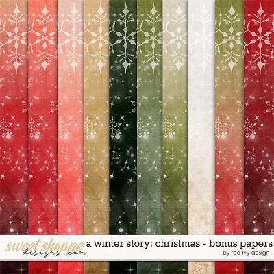 A Winter Story: Christmas - Bonus Papers by Red Ivy Design