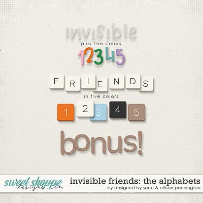 Invisible Friends: The Alphabets by Allison Pennington and Designed by Soco