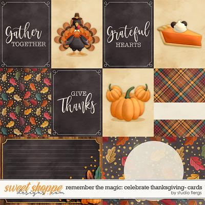 Remember the Magic: CELEBRATE THANKSGIVING- CARDS by Studio Flergs