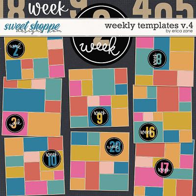 Weekly Templates v.4 by Erica Zane