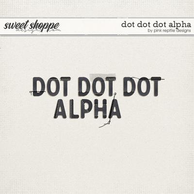 Dot Dot Dot Alpha by Pink Reptile Designs