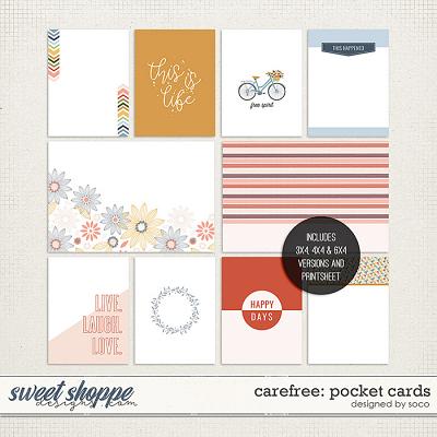 Carefree: Pocket Cards | Designed by Soco