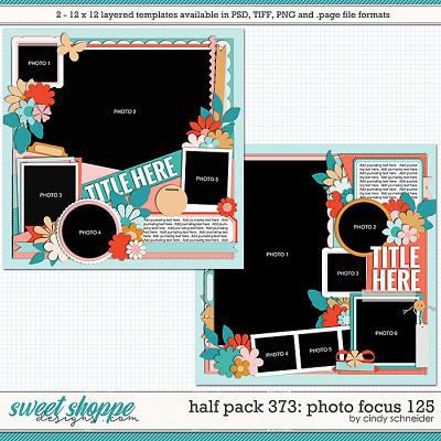 Cindy's Layered Templates - Half Pack 373: Photo Focus 125 by Cindy Schneider