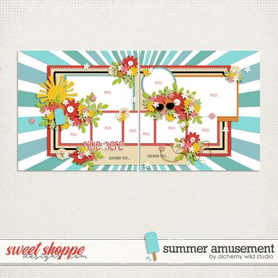 Summer Amusement Layered Templates
