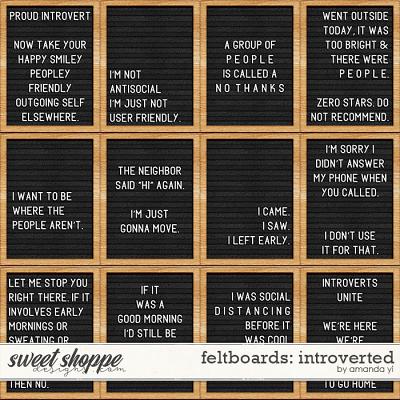 Feltboards: introverted by Amanda Yi