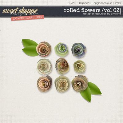 Rolled Flowers {Vol 02} by Christine Mortimer