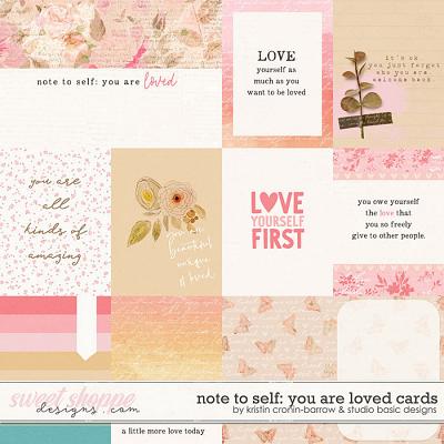 Note To Self: You Are Loved Cards by Kristin Cronin-Barrow & Studio Basic