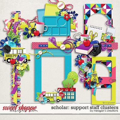 Scholar: Support Staff Clusters by Meagan's Creations