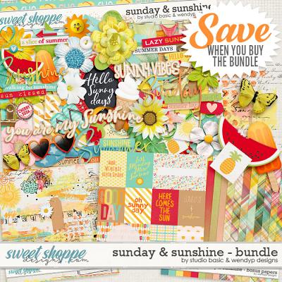 Sunday & Sunshine Bundle by Studio Basic & WendyP Designs