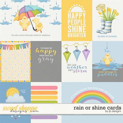 Rain Or Shine Cards by LJS Designs 