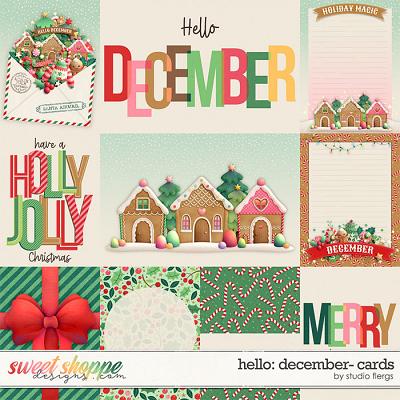 Hello: December- CARDS by Studio Flergs