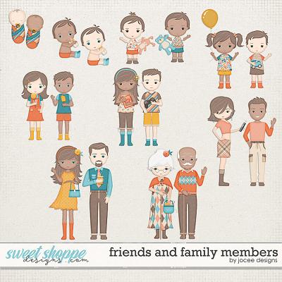 Friends and Family Members by JoCee Designs