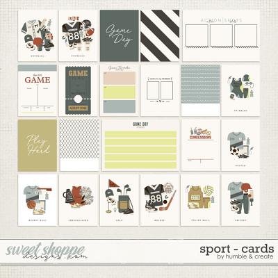 Sport | Journal Cards - by Humble & Create