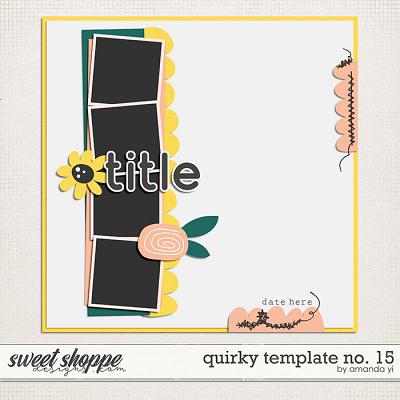 Quirky template no. 15 by Amanda Yi