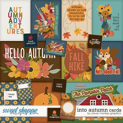 Into Autumn Cards by Clever Monkey Graphics Into Autumn Cards by Clever Monkey Graphics