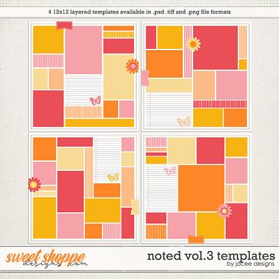 Noted Vol3 Templates by JoCee Designs
