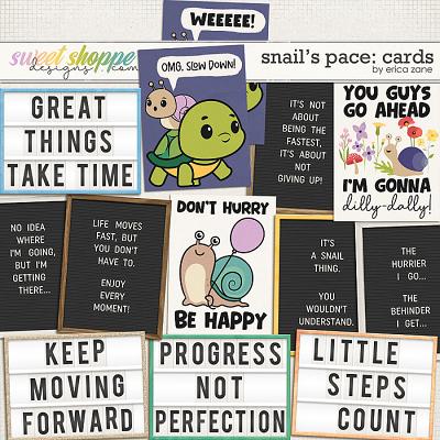  Snail's Pace: Cards by Erica Zane