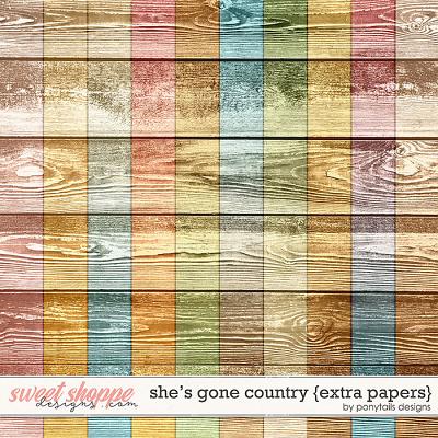 She's Gone Country Extra Papers by Ponytails