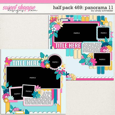 Cindy's Layered Templates - Half Pack 469: Panorama 11 by Cindy Schneider