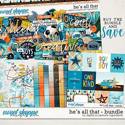 He's All That Bundle by Digital Scrapbook Ingredients