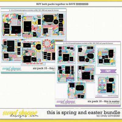 Cindy's Layered Templates -This is Spring and Easter Bundle by Cindy Schneider