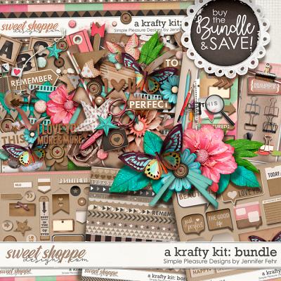 a "krafty" kit BUNDLE: simple pleasure designs by jennifer fehr 