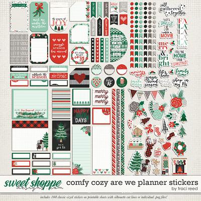 Comfy Cozy Are We Planner Stickers by Traci Reed