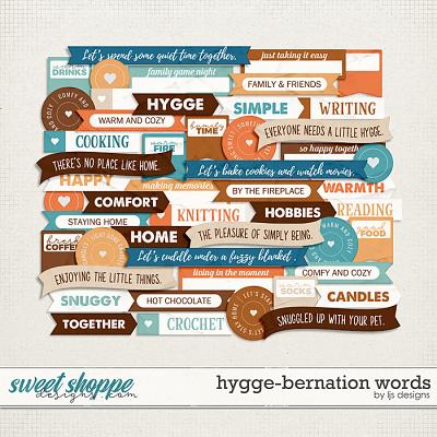 Hygge-bernation Words by LJS Designs 