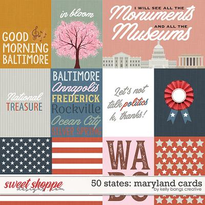 50 States: Maryland Cards by Kelly Bangs Creative
