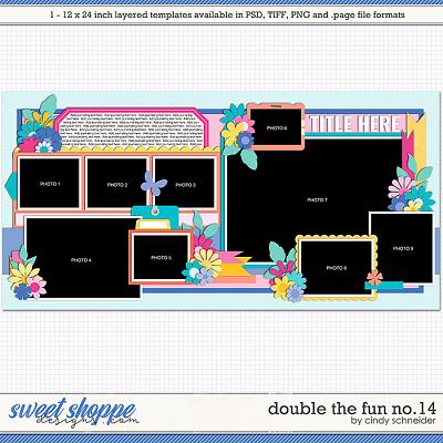 Cindy's Layered Templates - Double the Fun No.14 by Cindy Schneider