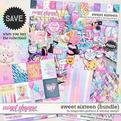 Sweet 16 - Bundle by Blagovesta Gosheva & WendyP Designs