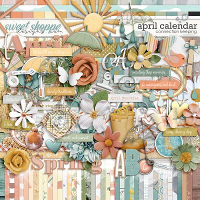 April Calendar Kit by Connection Keeping