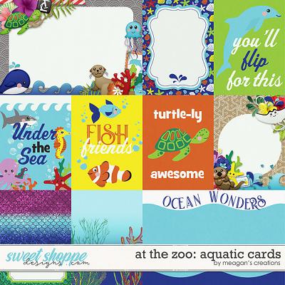At the Zoo: Aquatic Cards by Meagan's Creations