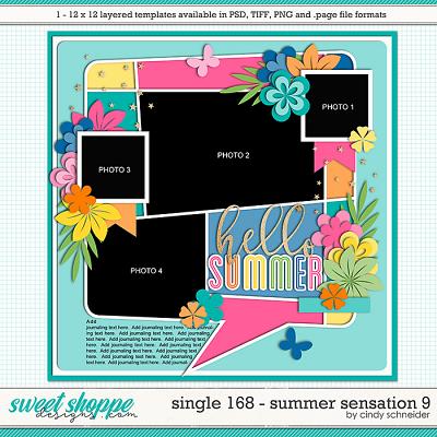 Cindy's Layered Templates - Single 168: Summer Sensation 9 by Cindy Schneider