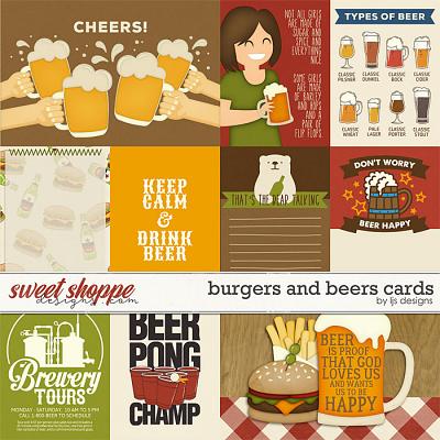 Burgers and Beers Cards by LJS Designs  