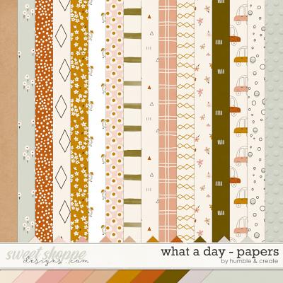 What A Day | Papers - by Humble & Create