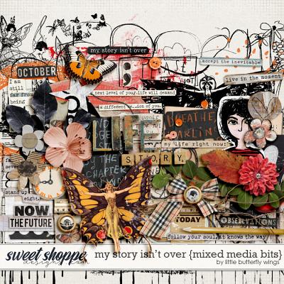 My story isn't over {mixed media bits} by Little Butterfly Wings