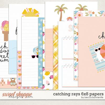 Catching Rays 6x8 Papers by Becca Bonneville