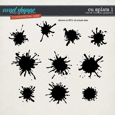 CU Splats 1 by Clever Monkey Graphics