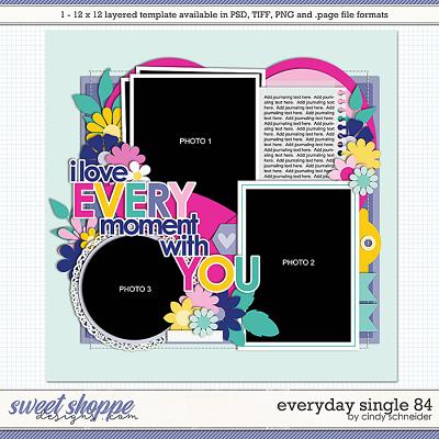 Cindy's Layered Templates - Everyday Single 84 by Cindy Schneider