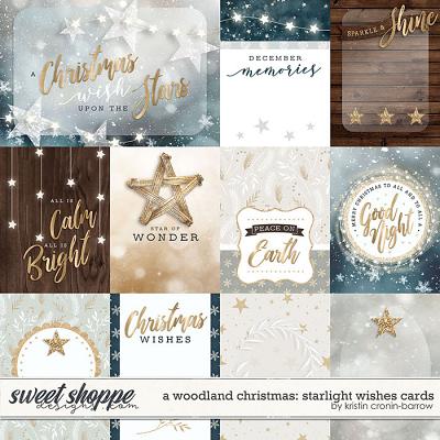 A Woodland Christmas: Starlight Wishes Cards by Kristin Cronin-Barrow