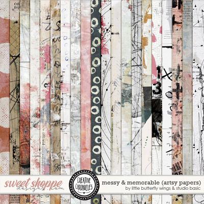 Creative Chronicles: Messy & Memorable Papers by Little Butterfly Wings & Studio Basic