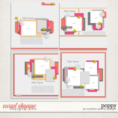Poppy Layered Templates by Southern Serenity Designs