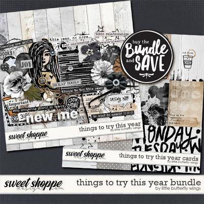 Things to try this year bundle by Little Butterfly Wings