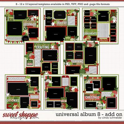Cindy's Layered Templates - Universal Album 8: Add-on by Cindy Schneider