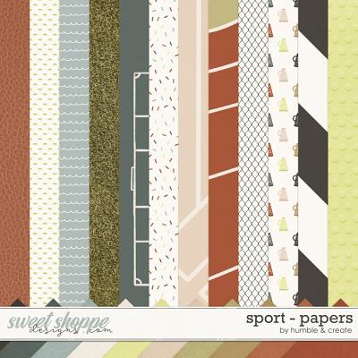 Sport | Papers - by Humble & Create