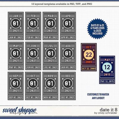 Cindy's Layered Templates - Date It 8 by Cindy Schneider