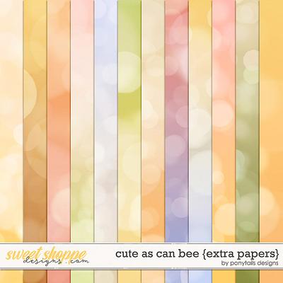 Cute As Can Bee Extra Papers by Ponytails